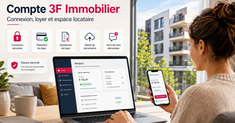 3F Immobilier mon compte : tout savoir sur votre espace locataire en ligne 3f immobilier mon compte