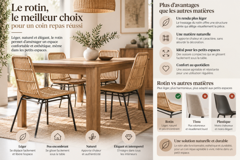 Comment aménager un coin repas dans un petit espace ?