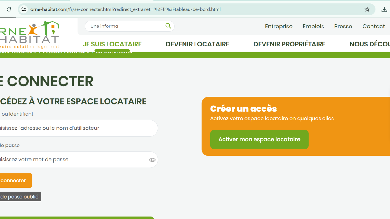 orne habitat mon compte