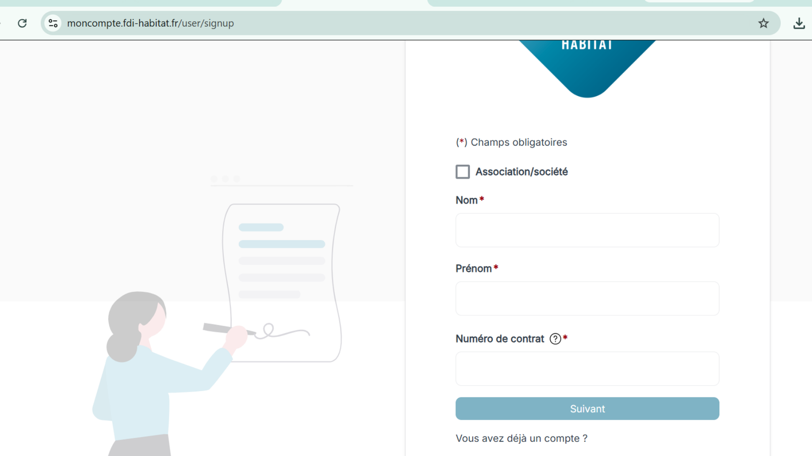 fdi habitat mon compte